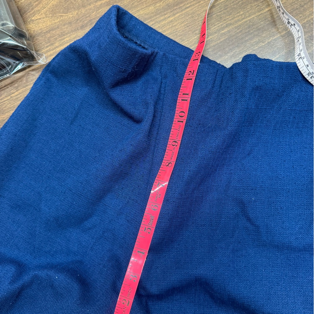 Vintage 1970s Two Piece Leisure Set By Legends Orange and Navy Blue Size Medium - Picture 7 of 13